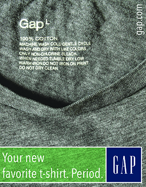 gap print ad